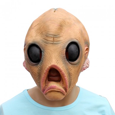 Alien mask Halloween Party Cosplay Full Face Breathable Alien Horror Latex Mask