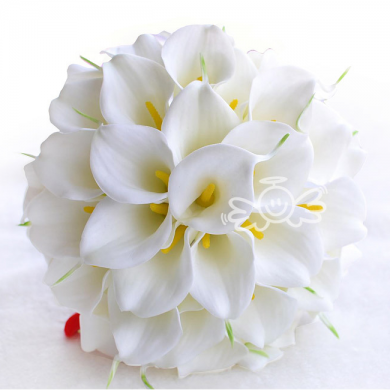White Artificial Zantedeschia aethiopica for Home Garden Party Wedding