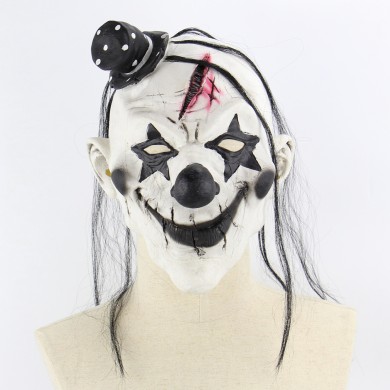 Devil clown Latex mask Terror Ghost Scary Mystery Mask Halloween