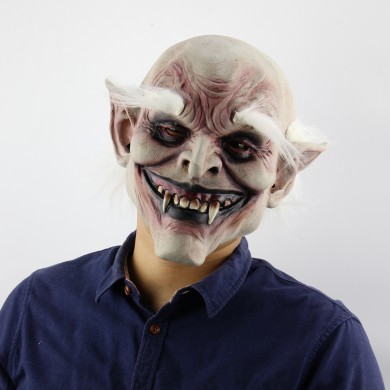 White-browed old demon Costume Mask Vampire Haunted House Evil Killer