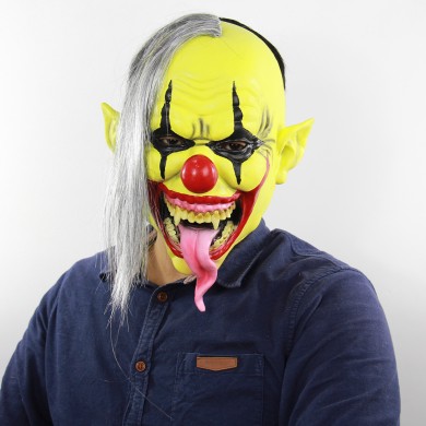 Halloween Masks Horror Green Face Clown Masks for Halloween Costume Party