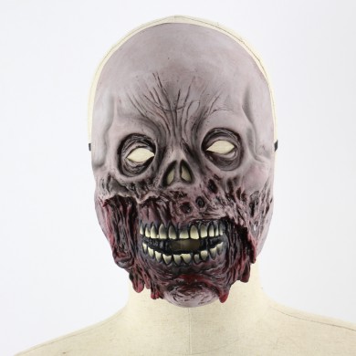 Rotten mouth zombie Halloween mask up props horror latex mask realistic latex masks