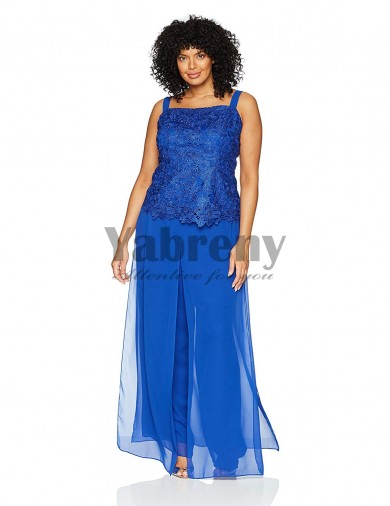 Light Royal Blue Mother of the bride garments larger size Mother of the groom outfit mps-136