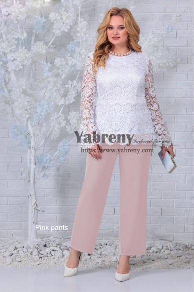 Bean Paste 2PC Mother of the Bride Pant suits Custom-Made,Damen-Outfits mps-518-4