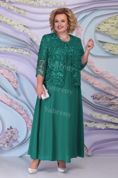 Plus Size Green Mother of the Bride Dresses Women