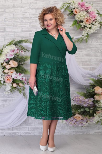 Plus Size Mother Of The Bride Dress Special Occasion Green Women