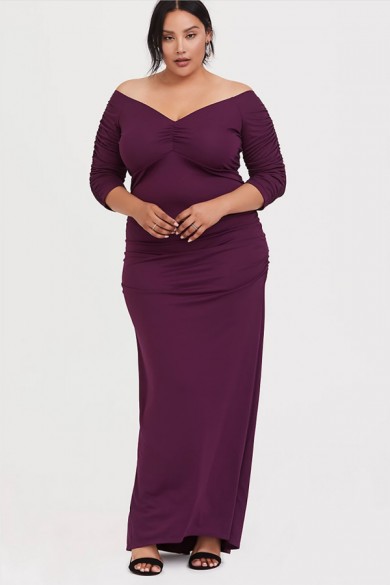 Purple Plus Size Women