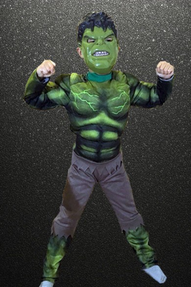 Robert Bruce Banner Hulk Halloween Costume for boy free shipping
