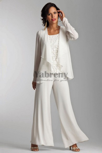 Spring Modern Mother of the bride pants suit with jacket mps-234