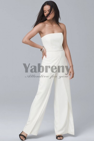 Strapless Bridal Jumpsuits for Summer Wedding so-143