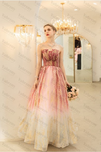 Strapless Discount Favorable Comment Charming prom dress TSJY-077