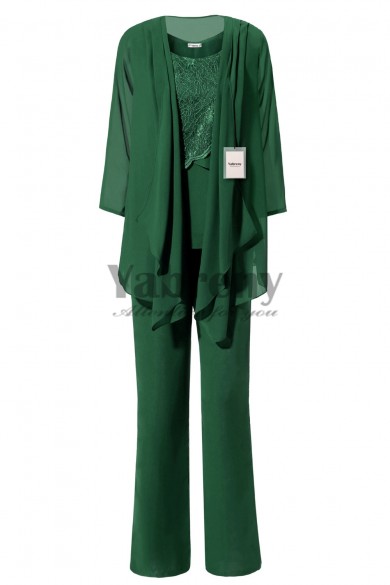 Yabreny Green Latest Fashion Mother of bride Pant suits mps-274