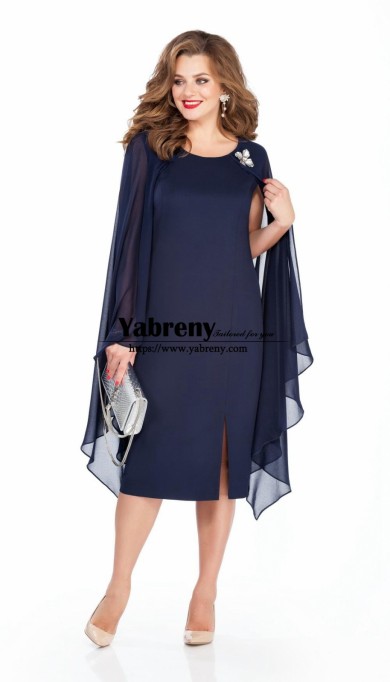 Dark Navy Special Occasion dresses for Mother of the bride dress mps-596-1