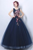 2020 Dark Navy ball gowns Floor-Length Quinceanera Dresses TSJY-082