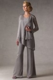 2020 Gray mother of the bride dress pants sets mps-218
