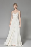 Spaghetti Spring Beach $100 bride dresses with Belt for wedding So-206