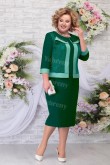 2022 Fashion Plus size Mother of The Groom Dresses, Green Knee-Length Women's Dress mps-471-2