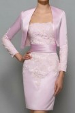2021 Long Sleeves Mother Of The Bride Dress,Hot Sale Knee-Length Mother Of The Bride Outfits With Jacket mps-441