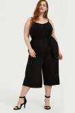 2021 Plus Size Women's Dresses,Black Chiffon Summer Jumpsuits mps-412