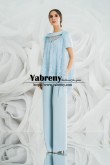 2022 Elegant Mother of the Bride Pants Suits with Lace Overlay, Sky Blue Formal Women's Pant Suits for wedding mps-630