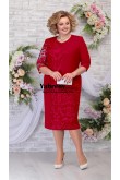 2022 Plus Size Mother Of the Bride Dress, Red Women's Dresses mps-611-1