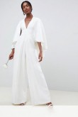 Beach Chiffon Bridal Jumpsuits  dresses With Cape so-101