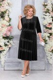 Black Velvet Mother of The Bride Dresses, Elegant Plus size Women's Dresses mps-475-1