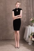 Package buttocks Chinese Style Black Prom dresses so-051