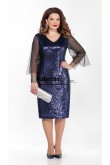 Dark Blue Sequins Women's Dresses, Sweetheart Plus Size Mother Of The Bride Dress,Vestidos de mujer mps-621
