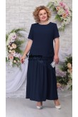 Dark Navy Mother Of the Bride Dress,Wedding Guests Dresses mps-587
