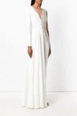 Delicate Hand Beaded Bridal Jumpsuit Angel Wings Asymmetry Spring wedding dresses so-115