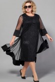 Elegant Plus Size Women's Dresses,Black Lace Dot Mother Of The Bride Dresses mps-421