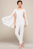 Fashion Chiffon Bridal Jumpsuits With Cape so-117
