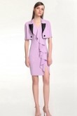 Fashion Lilac Ruched 2pc short Dresses cyh-003