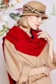 Fashion Red  Color Wool Woman Scarfs for Autumn and Winter