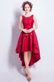 Front Short Long Back Homecoming Dresses under $100 red prom dresses TSJY-053