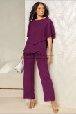 Fuchin Mother of the Bride Pant suits Women Trousers Women Outfit mps-719-1