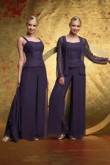 Grape Spring Cheap Three Piece mother of the bride pants sets mps-215