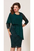 Green Special Occasion Dresses, Knee-Length Mother of the bride dress mps-584-4