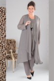 larger size Gray Mother of the Bride groom Clothes mps-145