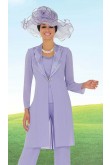 Lilac Mother of the bride pant suits Formal chiffon outfit dresses mps-160