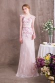 2020 Fashion New Arrival Lovely Pink Lace Prom dresses so-008