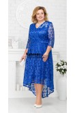 Mother of the Bride Lace Dress, Royal Blue High Low Women's Dresses mps-601-2