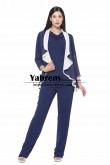 New Arrival Three Piece Dark Navy Mother of the Bride Pant Suits Formal Occasion Dresses mps-681