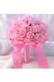 Pink Artificial Flowers Rose Wedding Bouquets with Pearls