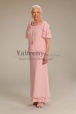 Pink Chiffon Grandmother of the Bride Dress Women's Dress mps-484