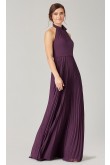 Purple Bridesmaids Dresses With Accordion Pleats so-276