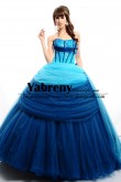 Royal Blue Hand Beading Ball Gown Quinceanera Dresses so-255