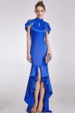 Royal Blue Mermaid Front Short Long Back prom Dresses for homeconming cyh-005