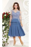 Sky Blue A-Line Tea-Length Mother Of the Bride Dresses,Kleider für die Brautmutter mps-528